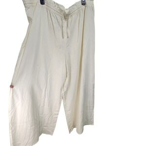 Calia Swim Coverup Pants Womens 2X White NEW